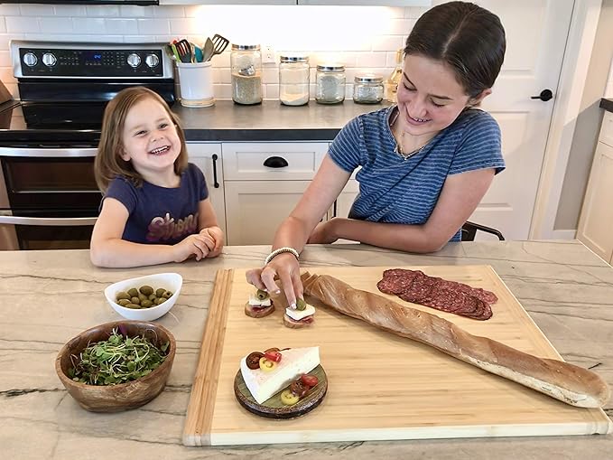 Pureboo Premium Bamboo Pull-out Cutting Board - 8 Different Sizes to Fit Most Standard Slots 17.75"W x 20"D x 3/4"H
