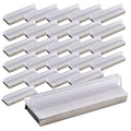 Master Magnetics Magnetic Sign Holder Pack - Magnetic Sign Holders for Door Frames, Metal Shelves, Whiteboards - Powerful Magnet - Retail EZ Grip Holder - 3" L x 1" W x 0.75" H - 25-Pack