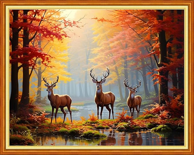 Dooxvey Adults Cross Stitch Kits - Full Range of Stamped Kits, Needlepoint & Embroidery Kits - 11CT Patterns - Manual Arts 09