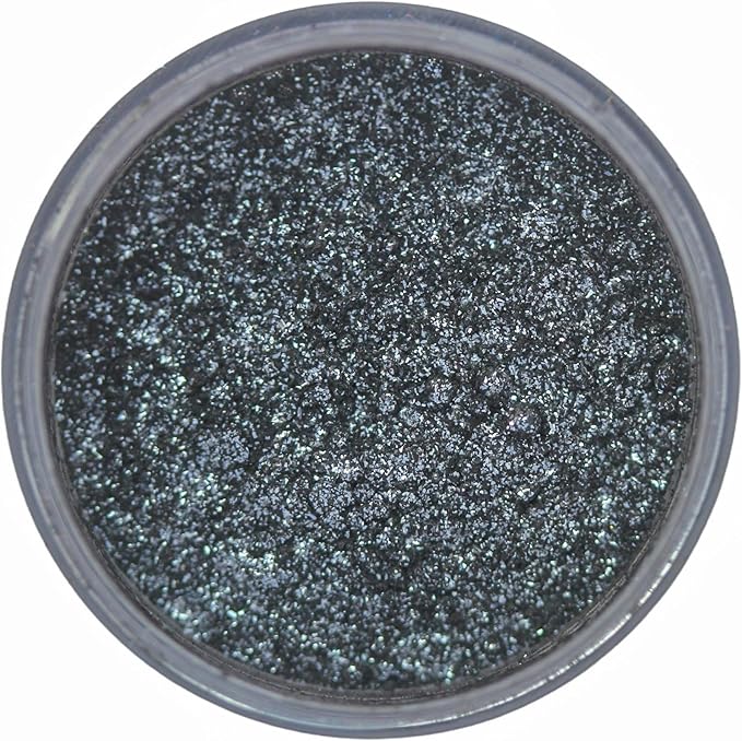 Premium Diamond Mica Powder Pigment- for Epoxy, Resin, Soap, Paint, Woodworking, Acrylic Pouring, Bath Bombs, Fishing Lures - DIY Arts and Crafts Additive (Diamond Black)