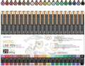 005 Micro Pen,20 Colors Waterproof Ink 0.20mm Fine Tip FineLiner Pens for Art Illustration,Sketching, Anime, Bullet journal,and Technical Drawing