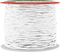 Mandala Crafts 1mm 109 Yards White Cotton Waxed Cord for Jewelry Making Bracelet Cord Waxed String - Beading String Thread Jewelry Cords for Necklaces String
