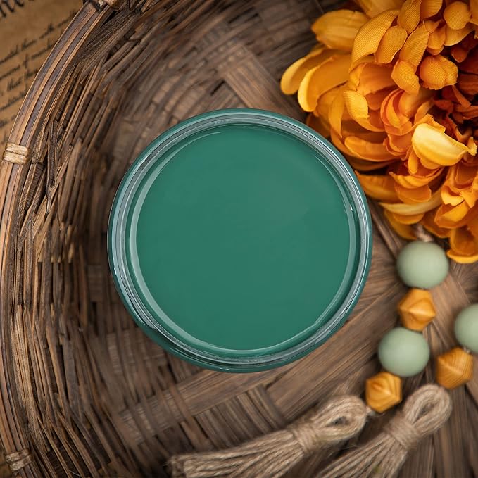 Dixie Belle Paint Company Chalk Finish Furniture Paint - Palmetto (8oz) - Matte Rich Green Chic Chalk Mineral DIY Furniture Paint