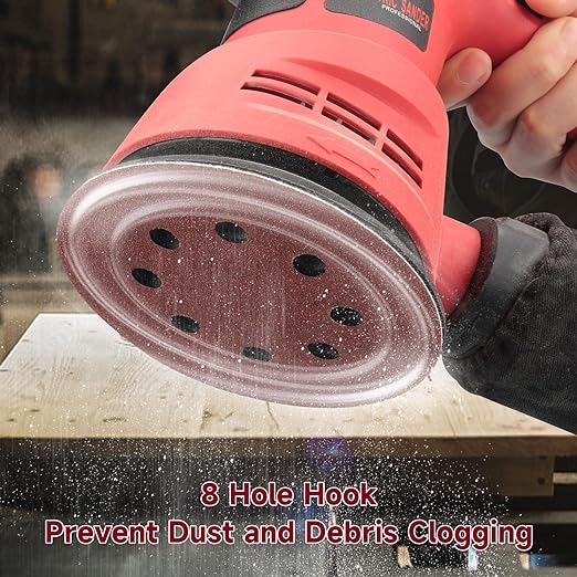 165 PCS 5 Inch Sanding Discs,Round Hook and Loop Sandpaper for Random Orbital Sander 40 60 80 120 150 240 320 400 600 Grit