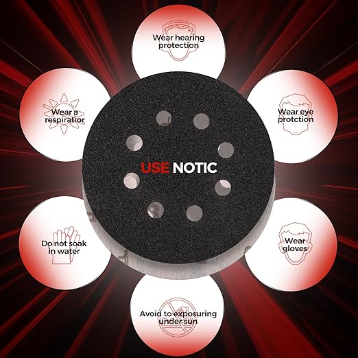 50PCS 5 inch Silicon Carbide Sanding Discs 10000 Grit, Wet Dry Orbital 5 Sander Hook and Loop Sandpaper Disc Ultra Fine Grit, Best for Metal,Automotive Precision Polishing