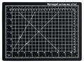 Dahle Vantage 10670 Premium Self-Healing Cutting Mat, 9"x12", 1/2" Grid, 5 Layers for Max Healing, Perfect for Crafts & Sewing, Black