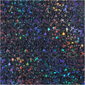 rabbitgoo Blackout Rainbow Window Privacy Film Decorative Stained Glass Diamond Pattern Window Sticker with Iridescent Tint Non-Adhesive Static Cling for Home Office Bathroom, 23.6 x 78.7 inch, Black