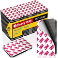30 Pcs Large Strong Double Sided Adhesive Pads, Made of 3M, Heavy Duty Square Sticky Mounting Foam Tape for Car Décor Wall, 0.12" Thick Black Sticky Pads 2.13" x 3.35"