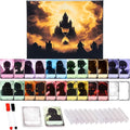 TIDYBOSS DND Combat Tracker & Initiative Set of 50pcs Erasable Acrylic Top on Screen with Character, Monster Insert Cards DM Tools, Accessories for Dungeons and Dragons, TTRPGs