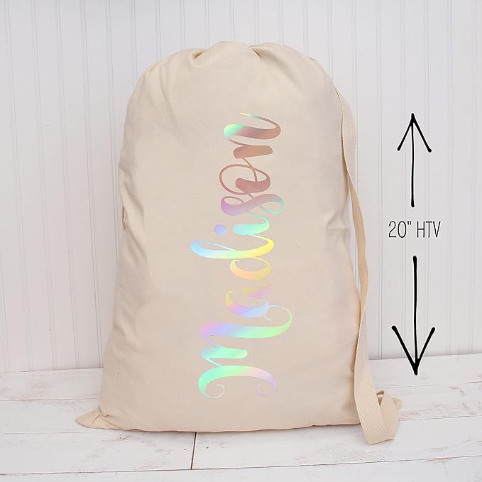 Threadart Metallic Foil Spectrum Heat Transfer Vinyl Film | Custom Cut Roll 20" Wide by The Yard | Compatible with Venture Explore and Maker, Silhouette Cameo, & Large Format Cutters