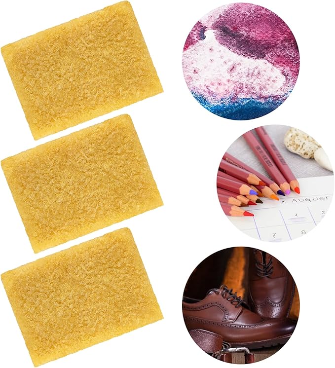 1 PCS 2.8 * 2.0 inches Rubber Cement Eraser, Rubber, for Removing Adhesive and Residues from Plastic Paper, Large Eraser (1)