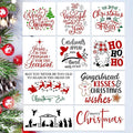 Christmas Stencils for Painting on Wood 12inch Large Christmas Stencil Xmas Holiday Stencils for Door Hanger/Pillow Cover/Wood Sign/Glass Block Decor