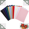 12 Pcs Aida Cloth 12 Color 14 Count Cross Stitch Fabric DIY Cross Stitch for Embroidery DIY Handmade Art Craft, 12 x 18 inch(Colorful)