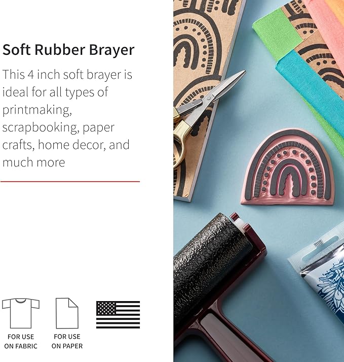 Speedball Art Products Company 004117 004117 Soft Rubber Brayer