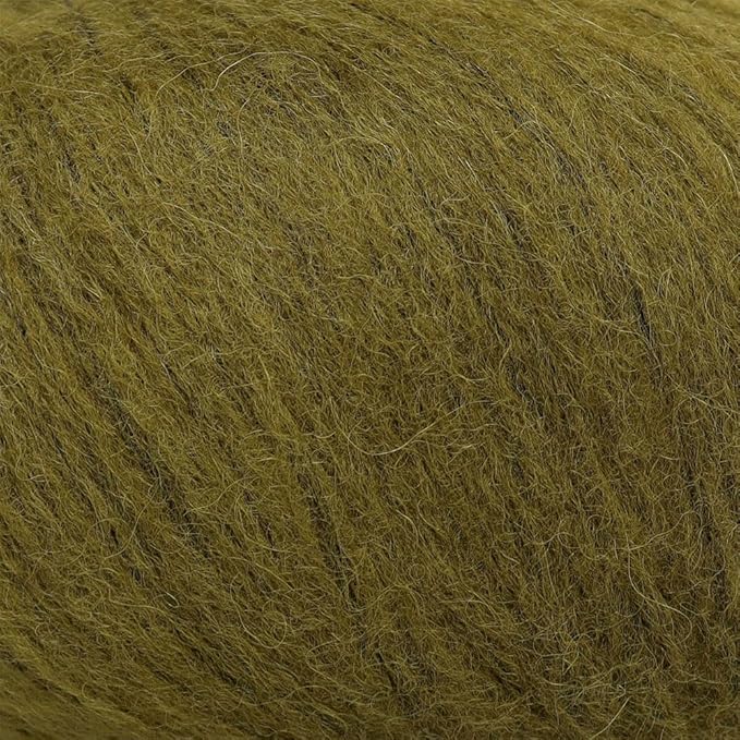 Pullu - Baby Alpaca Merino Wool Yarn Set of 3 Skeins (150 Grams) Worsted Weight - Sourced Directly from Peru - Heavenly Soft and Perfect for Knitting and Crocheting (Leaf Green)