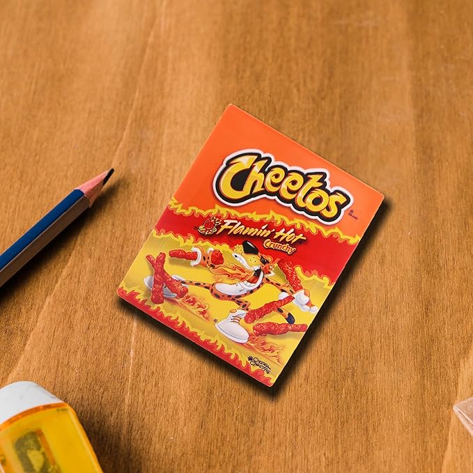 Cheetos Cute School Supplies Eraser, Fun Pencil Eraser for Kids, Cool Back to School Rubber Erasers Latex Free