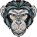 EWA Home Décor – Chimp (Chimpanzee) Small 110 Pieces – Wooden Jigsaw Puzzle for Adults – Perfect for Artistic Home Decoration and Mindful Relaxation