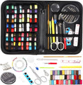 Rustark 134Pcs Sewing Kit with Portable Bag, Premium Sewing Supplies Kit Includes 40 Colors Sewing Threads and Accessories Kit for Home Traveler Emergency Sewing Repair