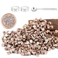 Yoption 360 Pcs Champagne Gold Sealing Wax Beads for Wax Seal Stamp, Wedding Invitations, Envelopes, Gift Wrappings, Wine Packages