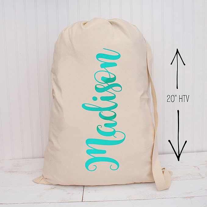 Threadart Metallic Aqua Heat Transfer Vinyl Film | Custom Cut Roll 20" Wide by The Yard | Compatible with Venture Explore and Maker, Silhouette Cameo, & Large Format Cutters