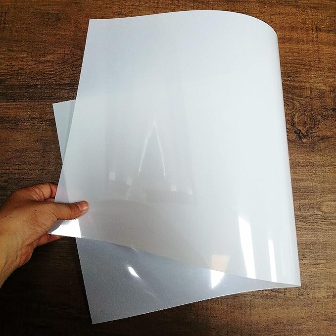 Mylar Stencil Sheets, 12W x 24L inches, Blank for Crafting, Silver