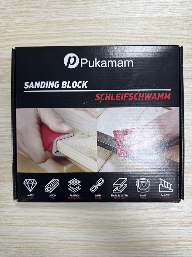 24 Pcs Sanding Sponge 2000 Grit, Washable & Reusable Sanding Blocks for Wood, Metal, Drywall, Glazing, Wet Dry Sandpaper for Smooth Finishing