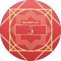 SLOWPLAY Nash Ceramic Poker Chips in Bulk, Casino Grade Ceramic 12-Gram Poker Chip for Texas Hold'em, 43mm Professional Chips Pack of 50 with Denomination of 5
