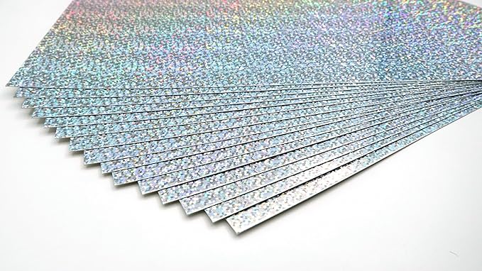TGXRZX Metallic Cardstock Paper,holographic cardstock,Size 8"x 11"(250gsm),15PCS,Mirror Finish Gold Foil Board for Crafting,Invitations,and Decorations,Die Cut and Plotter,Card Making(Small round dot)