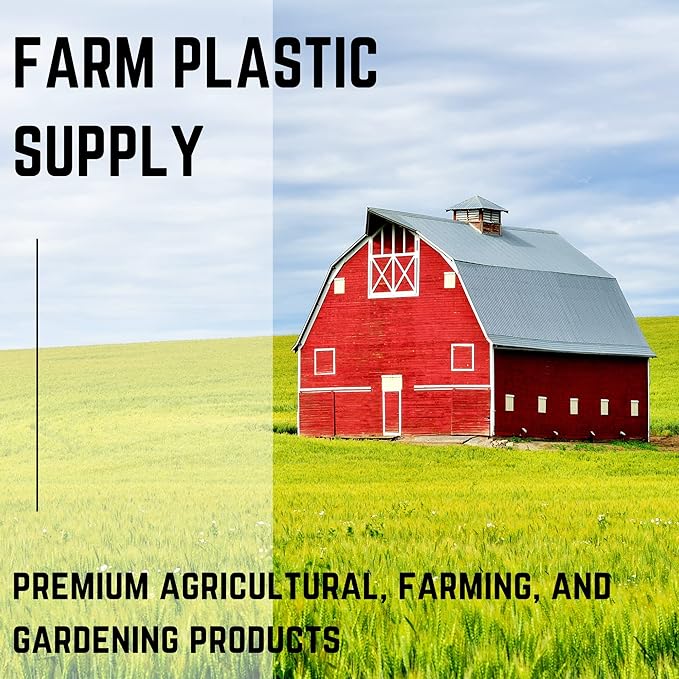Farm Plastic Supply - Clear Vinyl Sheeting - 15 Mil - (4'6" x 30') - Vinyl Plastic Sheeting, Clear Vinyl Sheet for Storm Windows, Covering, Protection, Tablecloth Protector
