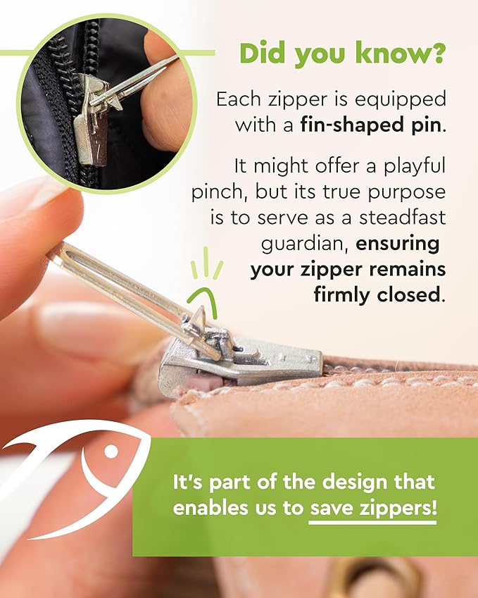 ZlideOn Zipper Pull Replacement - 5pcs, Silver, Normal - Instant Zipper Replacement Slider Multipack