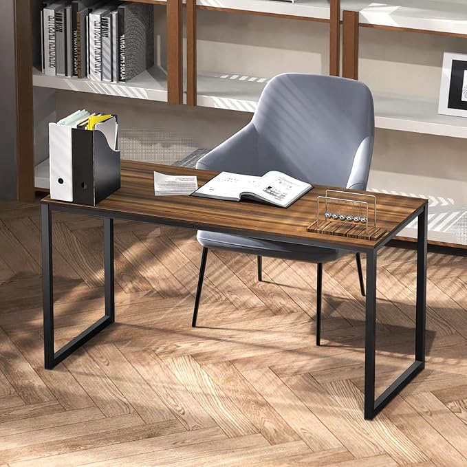 SHW Mission 40-Inch Home Office Computer Desk, Walnut