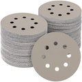 50PCS 5 inch Silicon Carbide Sanding Discs 8000 Grit, Wet Dry Orbital 5 Sander Hook and Loop Sandpaper Disc Ultra Fine Grit, Best for Metal,Automotive Precision Polishing