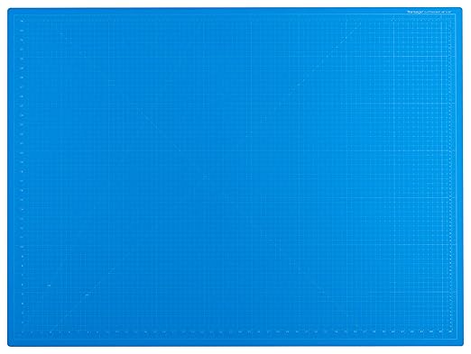 Dahle Vantage 10694 Premium Self-Healing Cutting Mat, 36"x48", 1/2" Grid, 5 Layers for Max Healing, Perfect for Crafts & Sewing, Blue
