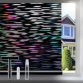 rabbitgoo Window Privacy Film, Total Blackout Window Film, Stained Glass Heat Control Glass Thermal Sticker, Room Darkening Door Cover, Anti-UV Privacy Cling with Installation Tools, 35.4" x 157.4"