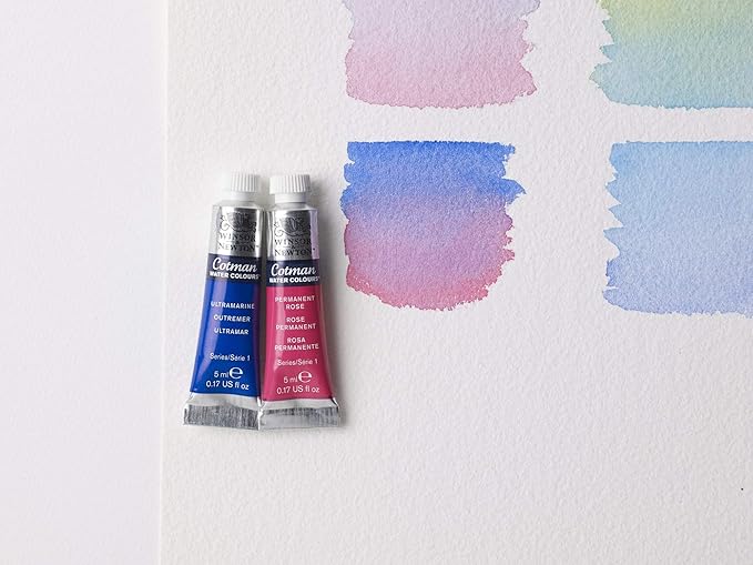 Winsor & Newton Cotman Watercolor Paint Set, 10 Colors, 5ml (0.17-oz) Tubes