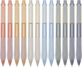 Gel Pens 0.5mm Point Pen Black Ink Smooth Writing Retractable Pen for Office,School Supplies,12-Count (Gold clip)