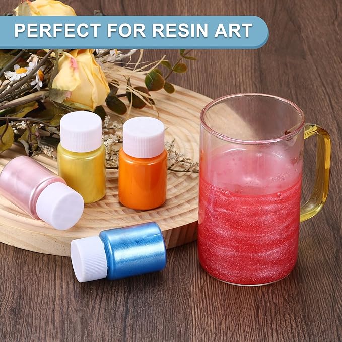uxcell 10g/0.35oz Cosmetic Grade Mica Powder, 600 Mesh Mica Powder Natural Resin Epoxy Pigment Powders for Casting Resin, Candle Dye, DIY Nail Polish and Lip Gloss, Green