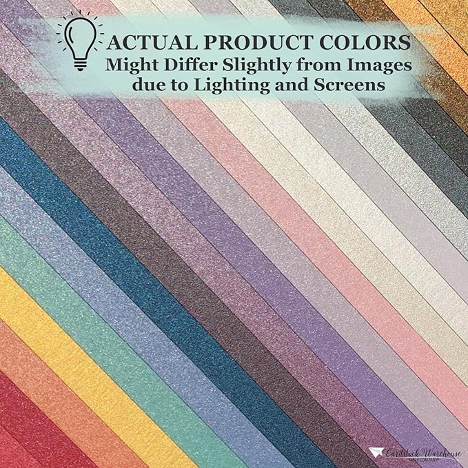 Cardstock Warehouse Stardream Silver Cardstock Paper - 25 Sheets, 8.5 x 11" – 105 lb / 284 GSM Premium Metallic Silver Card Stock for High-end Printing, Card Making, Die-cutting & DIY Projects