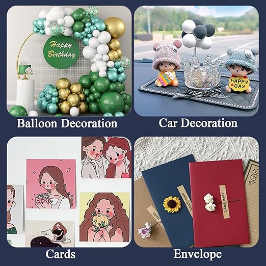 Adhesive Stick dots Two-Sided Sided Mounting Putty Stick Tack for Wall Hanging Crafts Balloons Festival Party Decorations,Clean Removable(0.59"*0.59"-600)