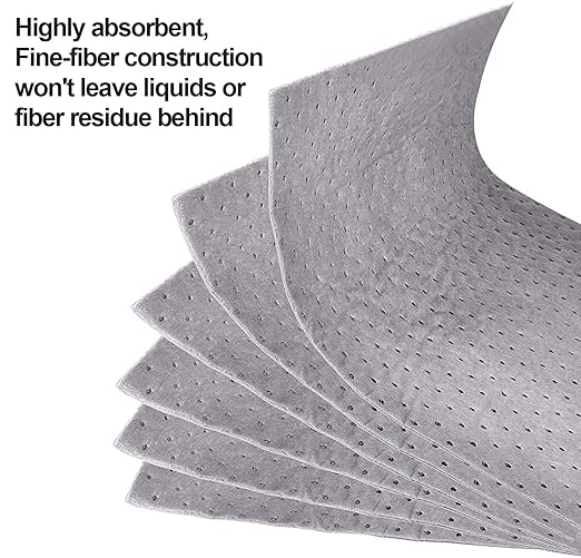 Aain® Universal Absorbent Roll, High Weight Absorbent Mats, Oil Absorbent Pads, Suitable For Multi-Purpose Super Absorbent Pads 150"L x 15"W
