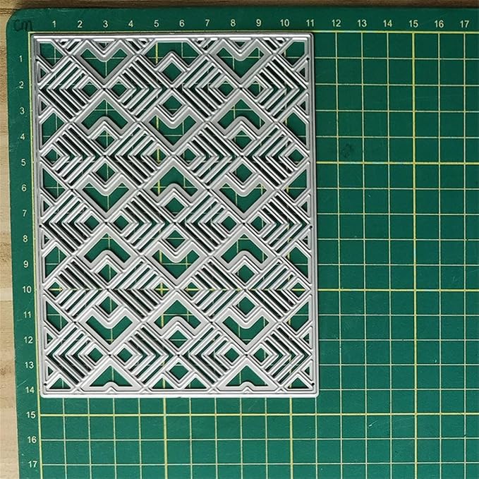Cutting Dies Metal Stencils Scrapbooking Tools Flowers Lace Frame DIY Embossing Template for Paper Card Making Album Arts Crafts Supplies (Frame 4)