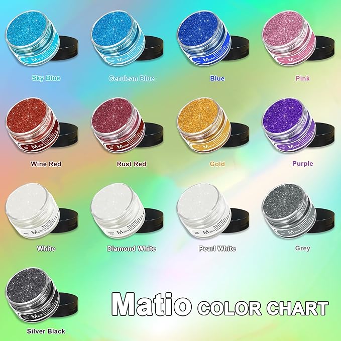 Matio Mica Powder, 1.8oz/ 50g Diamond White Pearlescent Effect Mica Powder for Epoxy Resin Natural Color Pigment for Soap Making, Bath Bomb, Candle Dye, Resin Craft, Paint,Nails,Jewelry, Slime Pigment