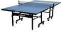 JOOLA Inside Professional MDF Indoor Ping Pong Table with Quick Clamp Table Tennis Net and Post Set - 10 Minute Easy Assembly - Tournament Quality - Foldable with Single Player Playback Mode