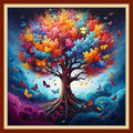 Dooxvey Cross Stitch Kit for Adult Beginners - Full Range of Stamped Kits - 11CT Cross Stitch Patterns - Tree of Life - 18x18 inch