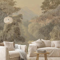 AFZEVEB-Tropical Jungle Wallpaper Landscape Tree Wall murals for Bedroom 114"x74"(Not Peel and Stick)