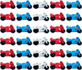 36 Pcs Pencil Eraser Set, 3D Cute Erasers for Kids, Children's Gifts, Party Favor, Classroom School Rewards (Motorcycle)