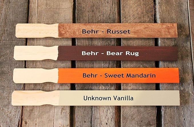 Paint Stir Sticks-Rewiss Bulk 100 PCS 14in Length Bamboo Craft Sticks Natural Color Paint Stir Sticks