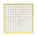 KERING Extra-Large Quilting Ruler - 12.5x12.5 inch Anti-Slip Acrylic Ruler for Patchwork Piecing, Bias Strips & Rotary Cutting, Professional Quilter's Must-Have Tool