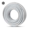 3/16" Wire Rope, 100Ft PVC Coated Steel Cable 7×7 Strand Core, Ideal Cable Railing System for Stair Handrail Balusters Porch Fence Deck, String Light Hanging, Clothesline, Curtains, Shade Sail