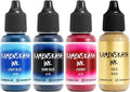 Alcohol Ink Set #2: Matched Color Combination of Alcohol Inks, 4 pcs. 0.51 fl oz (15 ml) Each